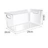 Clear Refrigerator Storage Bin With Handles 10