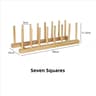 DIY Bamboo Dish Drying Rack Kitchen Plate Organizer 11