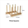 DIY Bamboo Dish Drying Rack Kitchen Plate Organizer 7