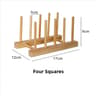 DIY Bamboo Dish Drying Rack Kitchen Plate Organizer 8