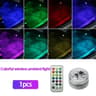 Wireless LED Car Interior Ambient Lights With Remote Control Battery Powered 7