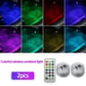 Wireless LED Car Interior Ambient Lights With Remote Control Battery Powered 8