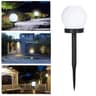 Solar Powered LED Bulb Light Waterproof Outdoor Hanging Garden Lamp 7