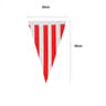 Carnival Stripe Pennant Banner Red White Party Flag Decoration 7