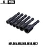 Universal Tap Die Socket Adapter Set With Hex Shank For Power Drills 7