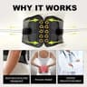 Premium Adjustable Lumbar Support Belt With Double Pull Pulley System 0