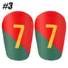 1 Pair Mini Soccer Shin Guards UltraLightweight Micro Football Leg Pads 8