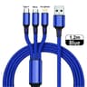 3 In 1 Universal Multi USB Fast Charging Cable 1 Or 3 Pack 9