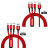 3 In 1 Universal Multi USB Fast Charging Cable 1 Or 3 Pack 13