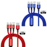 3 In 1 Universal Multi USB Fast Charging Cable 1 Or 3 Pack 15
