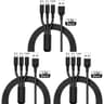 3 In 1 Universal Multi USB Fast Charging Cable 1 Or 3 Pack 22