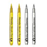 Metallic Brush Marker Pens Set In Gold And Silver 1 2 3 Or 4 Pcs 15