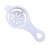 White Plastic Egg Yolk Separator And Egg White Filter Tool For Kitchen Baking 7