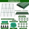 AFrame Garden Vegetable Climbing Trellis Kit For Cucumbers Tomatoes And Vines 8
