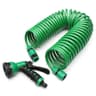 EVA Coil Garden Hose Set  Recoil Spring Water Hose With Spray Gun 6