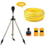 360 Degree Garden Automatic Rotating Sprinkler With Stainless Steel Tripod Stand  Water Jet Irrigat 8