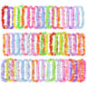 Hawaiian Flower Wreath Necklace 102050 Pack  Tropical Luau Lei Garland For Summer Birthday Wedding  6