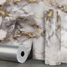 Marble Pattern Waterproof And Oilproof Self Adhesive Wallpaper  Removable Decorative Wall Sticker F 10