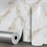 Marble Pattern Waterproof And Oilproof Self Adhesive Wallpaper  Removable Decorative Wall Sticker F 8