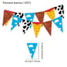 Blue Sky White Clouds Cows Banner Story Inspired String Flags For Birthday Party And Baby Shower De 5