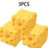 2 Inch Extra Large Cheese Squeeze Toy Slow Rebound Shapeable Venting Stress Ball Fidget Toy For Adu 5