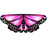 Kids Butterfly Wings Cape Girls Fairy Shawl Pixie Cloak Colorful Costume Dress Up Accessory For Par 8