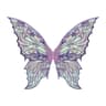 Sparkling Organza Fairy Wings Iridescent Butterfly Costume Props Dress Up Accessory For Parties 12