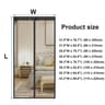 Magnetic Screen Door Curtain Insect Proof Mesh Netting Hands Free Magnetic Closure For Doors 2