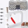 Handmade Pearl Setting Machine Inlay Tool With Round Pearl Beads And Rivet Studs 7