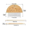 Large Wooden Frame Tapestry Weaving Loom Kit With Crochet Hook And Braiding Comb 7