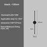 Modern Long Black I Shaped LED Wall Light Sconce For Bedroom Living Room And Corridor 8