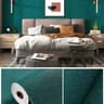 3D Continuous Self Adhesive Linen Wallpaper Waterproof Wall Sticker For Bedroom Living Room And Kit 22