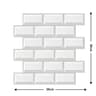 Retro Brick 3D Waterproof Self Adhesive Wall Panels For Bathroom Kitchen And Fireplace Accent 11