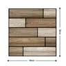 Self Adhesive Tile Wall Sticker 3D PVC Covers Waterproof Wallpaper For Kitchen Cupboard Bathroom 29