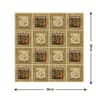 Self Adhesive Tile Wall Sticker 3D PVC Covers Waterproof Wallpaper For Kitchen Cupboard Bathroom 22