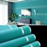 Deerskin Velvet Modern Striped Pattern Surface Roll Non Woven Fabric Wallpaper 12