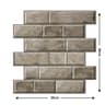 3D Faux Brick Surface Panels Waterproof Peel Stick Tile Backsplash 10 Sheet Pack 6