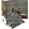 Modern Textured Brick Pattern Self Adhesive Waterproof Foam Wall Panel Roll 13