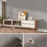 Thickened Linen Textured Self Adhesive Waterproof Foam Wall Covering Roll 13