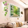 Floral Pattern Floral Wall Decor Sticker Set And Background Wallpaper Decal 18