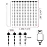 Customizable MultiPack Smart LED Curtain String Lights With App And Music Reactive Lighting 8