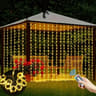 Compact Low Voltage USB Powered LED Curtain Light Array For Festive Decor 7