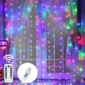 Remote Controlled Festoon USB LED Curtain String Lights For Holiday And Home Decor 10