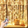 Remote Controlled USB LED Curtain Garland Lights With Vertical Drop Size Options For Event Decor 7