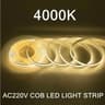 Driverless 220V High Density COB LED Strip Light With Smart IC RA95 Warm White For Linear Accent Li 7