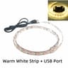 5V USB LED Strip Light 2835 White And Warm White Flexible Tape For TV Backlighting Cabinet And Home 11