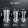 Stainless Steel Folding Cup Portable Telescopic Collapsible Water Drinking Mug With Keychain For Ou 8