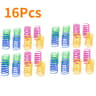 Plastic Colorful Spring Coil Spiral Toys Interactive Bounce Chase Play For Cats 9
