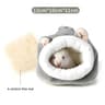 Soft Warm Insulated Small Pet Winter Bed Hanging Fleece House Hammock Cottage 6