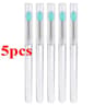 Reusable Soft Silicone Lip Brush Applicator Set With Clear Handles 13